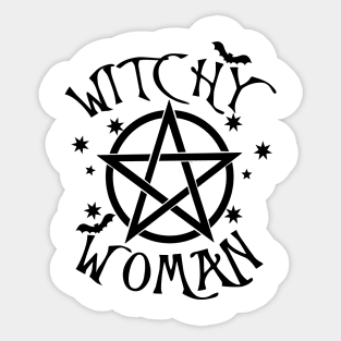 Witchy Woman T-Shirt Sticker